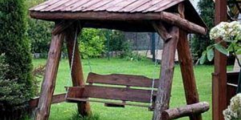 Jak vyrobit dětskou houpačku v zemi vlastníma rukama: pohledy, kresby